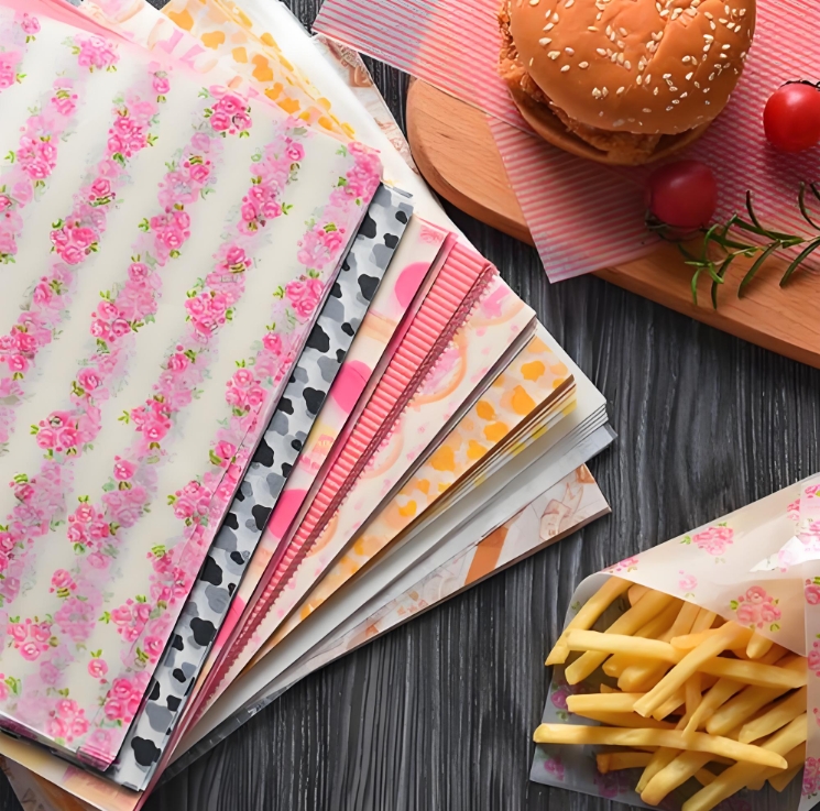 only 8.6usd get 100sheets Hamburger oil proof paper oil proof paper manufacturer oil proof paper supplier oil proof paper wholesale oil proof paper factory