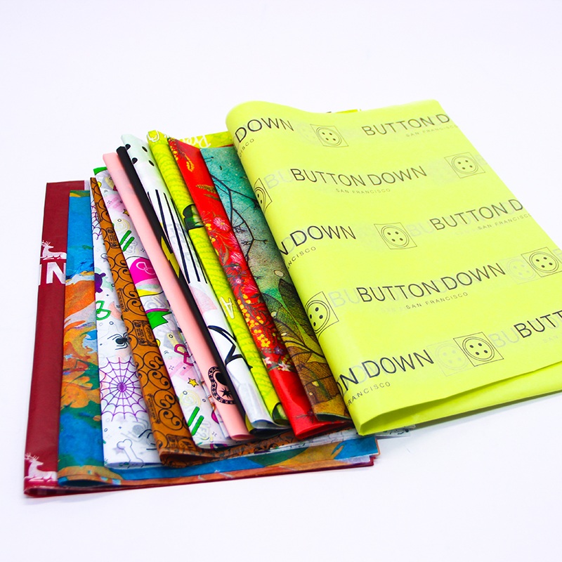 65$ for 1000sheets Custom Printed tissue paper Packaging tissue paper manufacturer Packaging tissue paper supplier Packaging tissue paper wholesale Packaging tissue paper factory