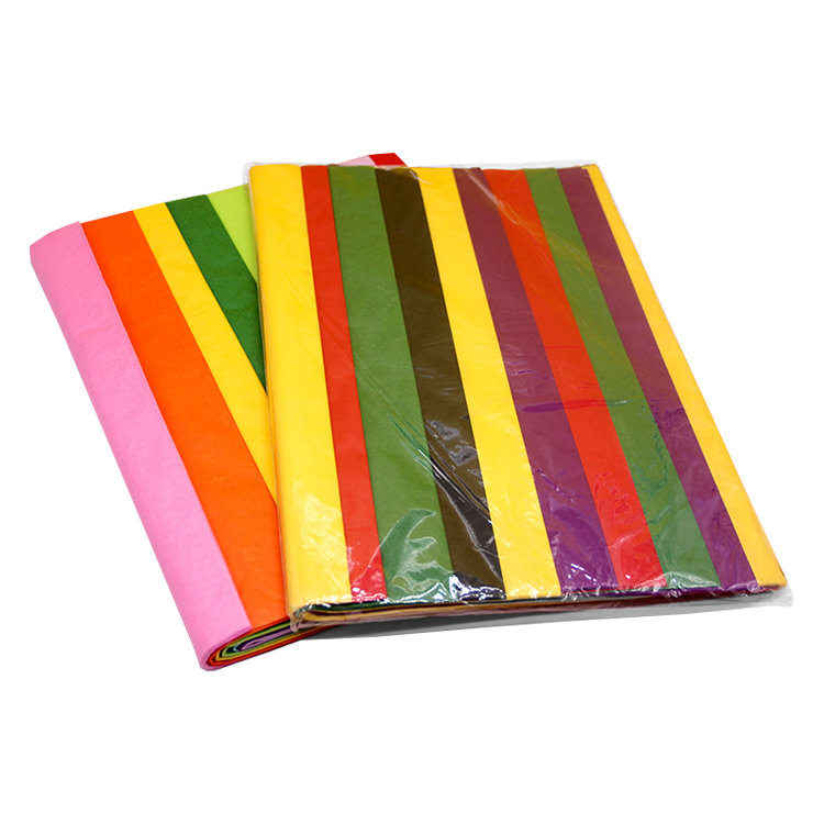 Colored tissue paper
